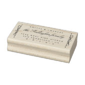 Chic Elegant  het Adres van de Terugkeer van de We Rubberstempel (Stempel)