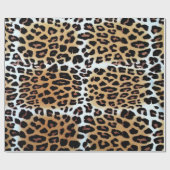 Chic Elegant Leopard Animal Print Lovers Cadeaupapier (Vlak)