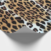 Chic Elegant Leopard Animal Print Lovers Cadeaupapier (Hoek)