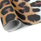 Chic Elegant Leopard Animal Print Lovers Cadeaupapier (Rol Hoek)