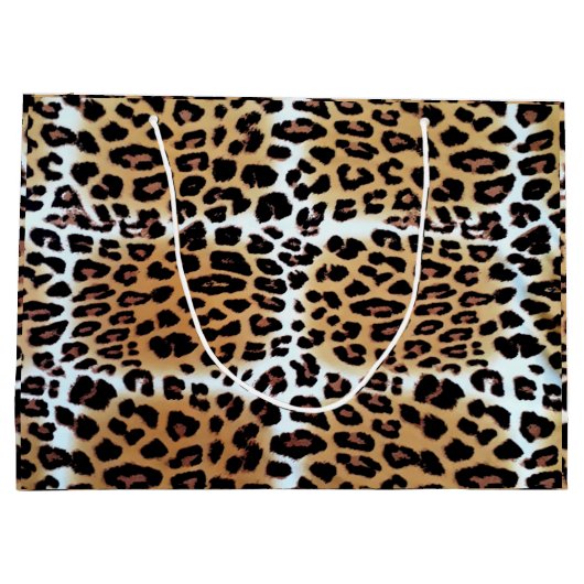 Chic Elegant Leopard Animal Print Specialized Groot Cadeauzakje (Achterkant)