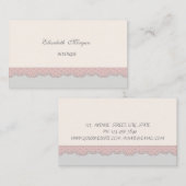 Chic Elegant Luxury, Lace Visitekaartje (Voorkant / Achterkant)