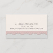 Chic Elegant Luxury, Lace Visitekaartje (Achterkant)