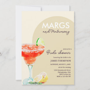 Chic Elegant Margs en Matrimony Vrijgezellenfeest  Kaart