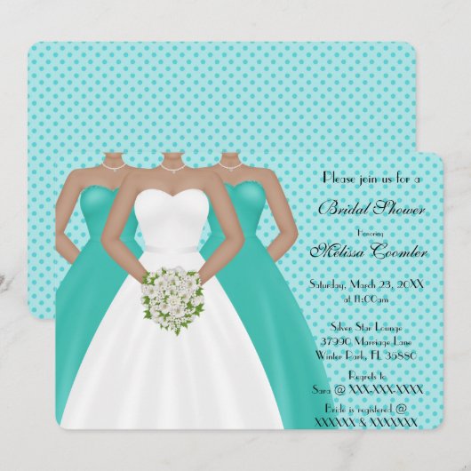 Chic Elegant Modern Day Vrijgezellenfeest Uitnodig Kaart (Voorkant / Achterkant)