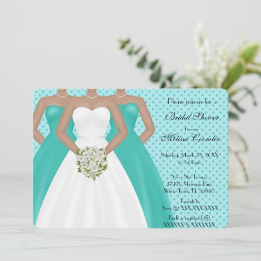 Chic Elegant Modern Day Vrijgezellenfeest Uitnodig Kaart (Staand voorkant)