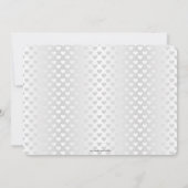 Chic Elegant Modern Day Vrijgezellenfeest Uitnodig Kaart (Achterkant)