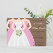 Chic Elegant Moderne Day Vrijgezellenfeest Invi Kaart (Staand voorkant)