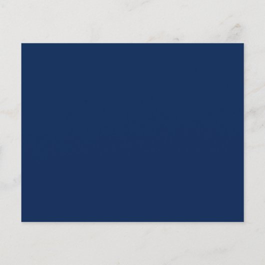 Chic Elegant Navy Blue en White Personalized (Achterkant)