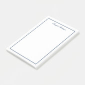 Chic Elegant Navy Blue Post-it® Notes (Schuin)