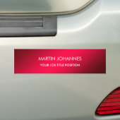 Chic Elegant Plain Stijlvol Bumpersticker (Op auto)