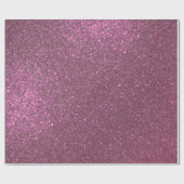 Chic Elegant Plum Paars Sparkly Glitter Cadeaupapier (Vlak)