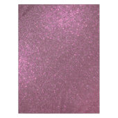 Chic Elegant Plum Paars Sparkly Glitter Tafelkleed (Voorkant)