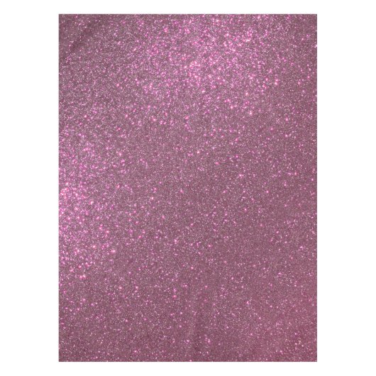 Chic Elegant Plum Paars Sparkly Glitter Tafelkleed (Voorkant)