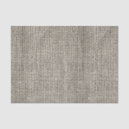Chic Elegant Realistic Burlap Rustic Taupe Wedding Tissuepapier