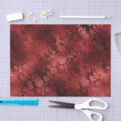 Chic Elegant Rode Bloemen Huwelijk Tissuepapier (Craft)