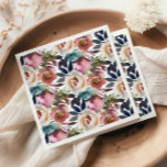 Chic Elegant Romantic Dark Roos Wedding Servet<br><div class="desc">Chic Elegant Romantic Dark Roos Wedding Napkins</div>