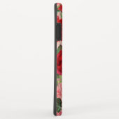 Chic Elegant  Roze Rood Roses Floral Name Case-Mate iPhone Case (Achterkant/rechts)