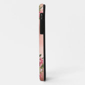 Chic Elegant  Roze Roses Floral Name Case-Mate iPhone Case (Achterkant/links)