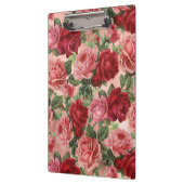 Chic Elegant  roze roze rozen Floral Klembord (Links)