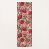 Chic Elegant  roze roze rozen Floral Yogamat (Voorkant)