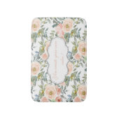 Chic Elegant Rozen, Motivatie Bericht Badmat (Voorkant Verticaal)