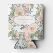 Chic Elegant Rozen, Motivatie Bericht Blikjeskoeler (Voorkant)