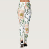 Chic Elegant Rozen, Motivatie Bericht Leggings (Achterkant)