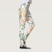 Chic Elegant Rozen, Motivatie Bericht Leggings (Rechts)