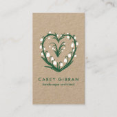 Chic Elegant Snowdrop Lily Line Tekening CUSTOM Visitekaartje (Voorkant)