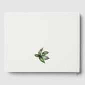 Chic Elegant Tropical Rainforest Toucan Wedding Gastenboek (Achterkant)