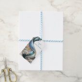 Chic Elegant Wervelt in Goud, Zilver, Blauw, Geel Cadeaulabel (Met Touw)