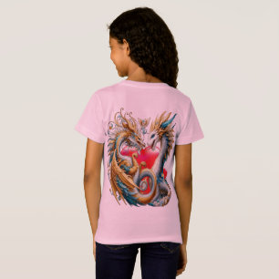 Chic Elegant Wervelt in Goud, Zilver, Blauw, Geel T-shirt