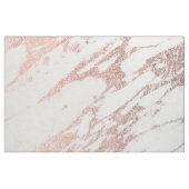 Chic Elegant White en Roos Gold Marble Pattern Stof (Fat Quarter)