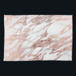 Chic Elegant White en Roos Gold Marble Pattern Theedoek<br><div class="desc">Dit witte en elegante roos gouden marmer patroon is perfect voor de trendy en stijlvolle vrouw. Het glamoureuze en slappe design is geweldig voor vele geschenken en gelegenheden. Geniet van deze en populaire afdruk voor je volgende aankoop!</div>