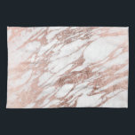 Chic Elegant White en Roos Gold Marble Pattern Theedoek<br><div class="desc">Dit witte en elegante roos gouden marmer patroon is perfect voor de trendy en stijlvolle vrouw. Het glamoureuze en slappe design is geweldig voor vele geschenken en gelegenheden. Geniet van deze en populaire afdruk voor je volgende aankoop!</div>