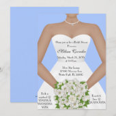 Chic Elegant White Modern Day Vrijgezellenfeest In Kaart (Voorkant / Achterkant)