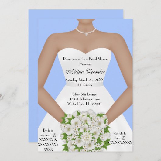 Chic Elegant White Modern Day Vrijgezellenfeest In Kaart (Voorkant / Achterkant)