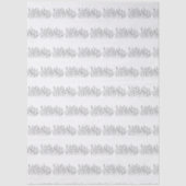 Chic Elegant Wildflower Line Art Minimalist Tissuepapier (Voorkant)