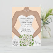 Chic Elegant Wit Modern Day Vrijgezellenfeest Uitn Kaart (Staand voorkant)