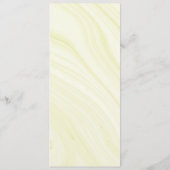 chic emerald green goudbruin - bruiloft menu (Achterkant)