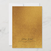 CHIC EMERALD RED DARK FOLIE ABSTRACT AGATE WEDDING KAART (Achterkant)