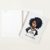 Chic en Classy Afro Woman Planner (Display)