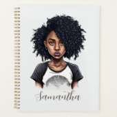 Chic en Classy Afro Woman Planner (Voorkant)