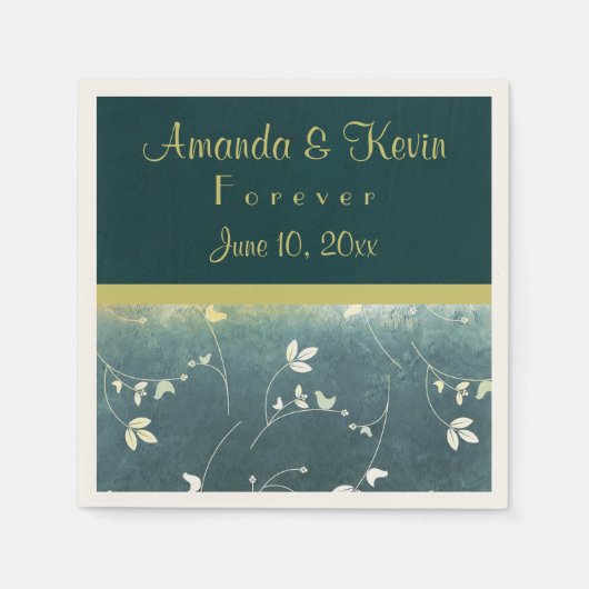 Chic en Elegant  Patroon Servetten (Voorkant)