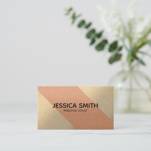 Chic en Elegant Visitekaartje (Staand voorkant)