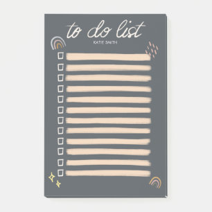 Chic- en ketchy-regenboog en sterren voor lijsten post-it® notes