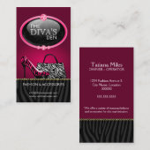 Chic- en sassy-Mode Visitekaartje (Voorkant / Achterkant)