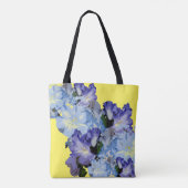 Chic en Spring Floral Canvas tas voor haar (Achterkant)