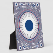 Chic Energetic Eye Design: een betoverend patroon Fotoplaat (Zijkant)